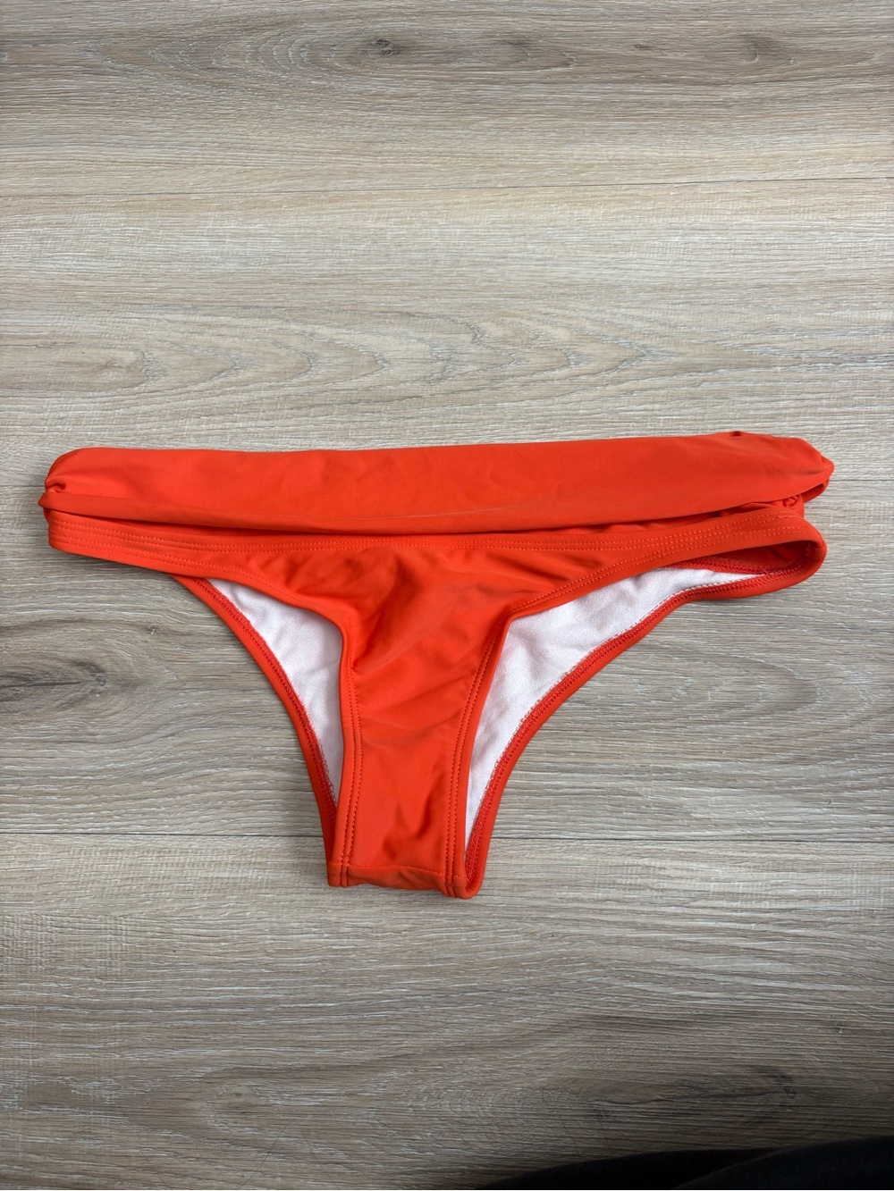 O’Neill Women's Orange Fold-Over Bikini Bottom